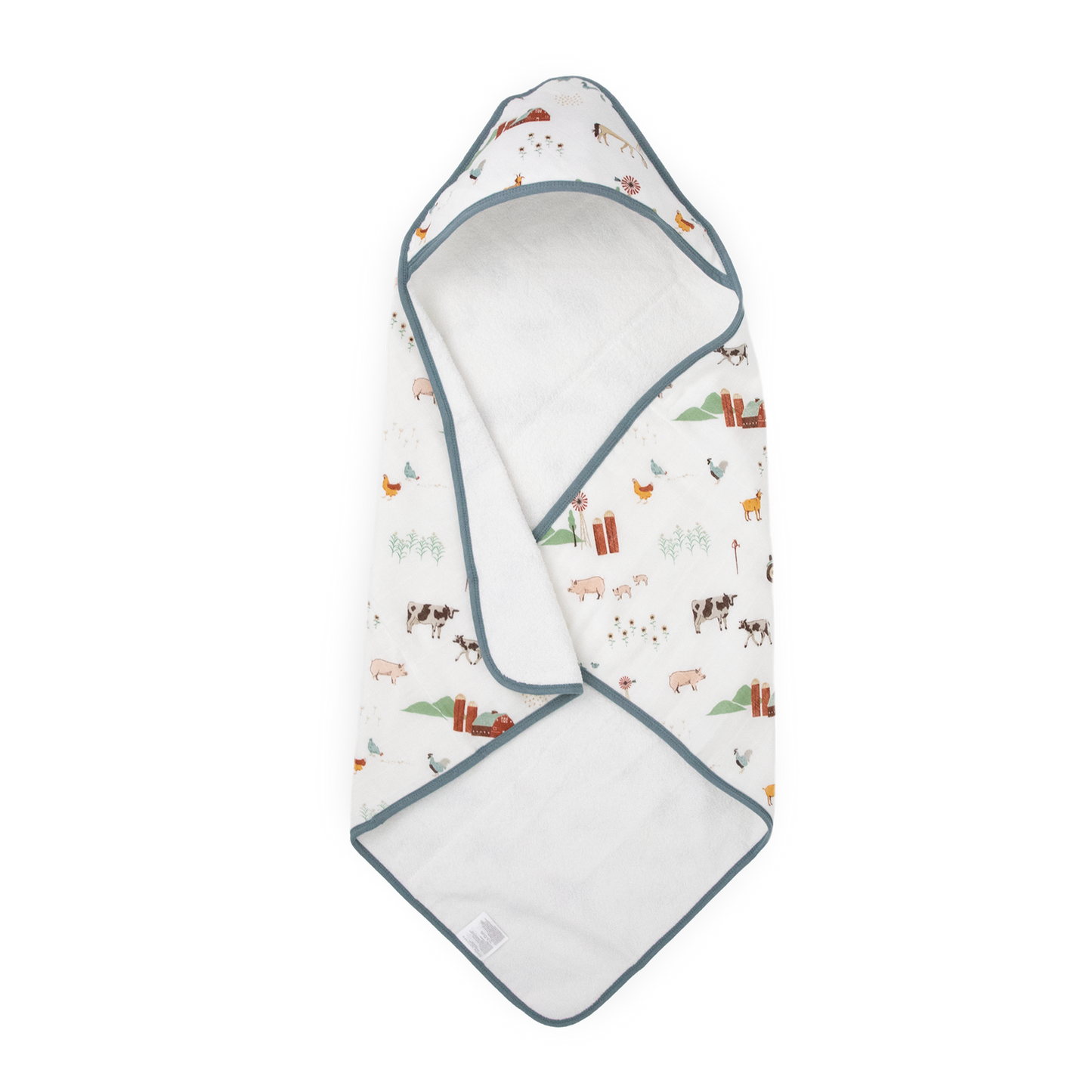 Little Unicorn Infant Hooded Towel - Farmyard