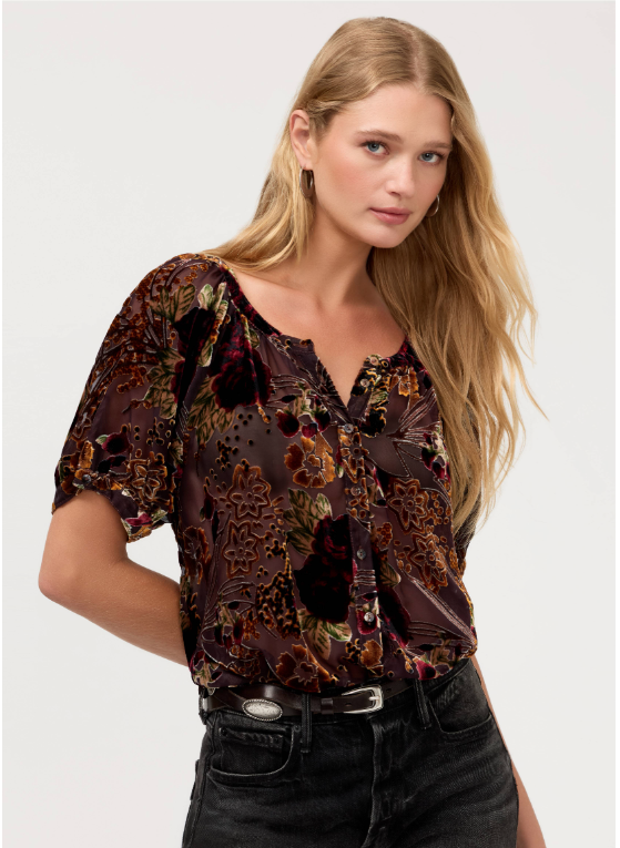 Johnny Was Avah Button Down Shirt - Joanna Burnout
