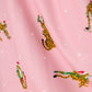 PJ Salvage "Very Merry Wild for the Holidays" Banded Jogger Pajama Pant-Pink Orchid