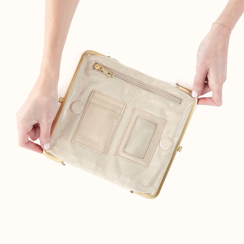 Hobo Bags “Lauren” Clutch Wallet - Sand Shimmer