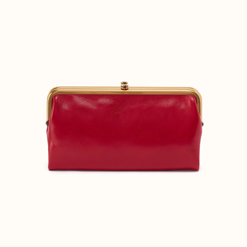 Hobo Bags “Lauren” Clutch Wallet - True Red