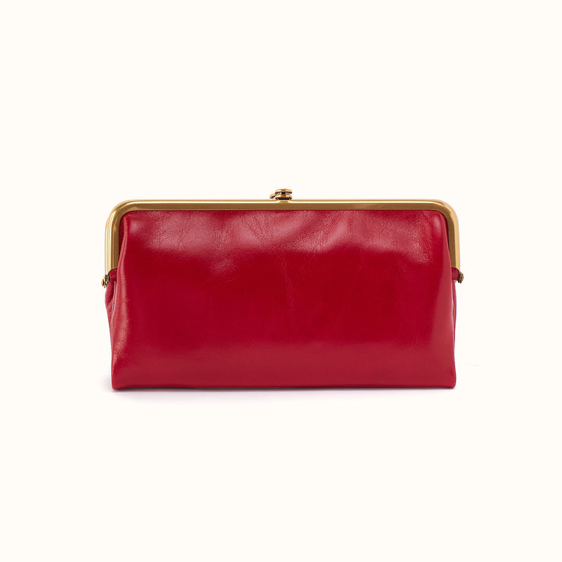 Hobo Bags “Lauren” Clutch Wallet - True Red