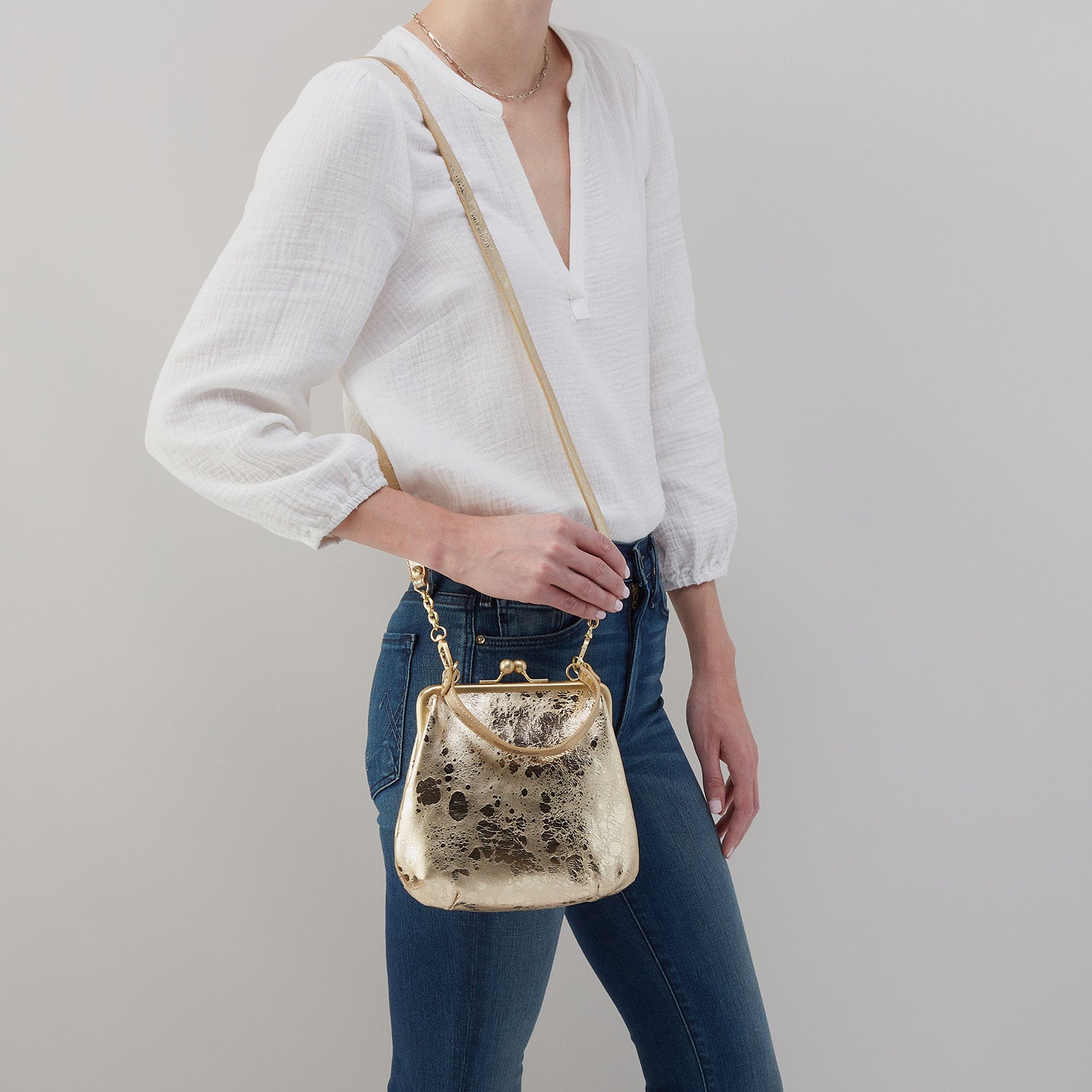 Hobo Bags "Alba" Crossbody-Gilded Marble