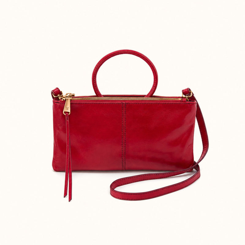 Hobo Bags “Sable” Crossbody - True Red