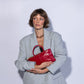 Hobo Bags “Sable” Crossbody - True Red