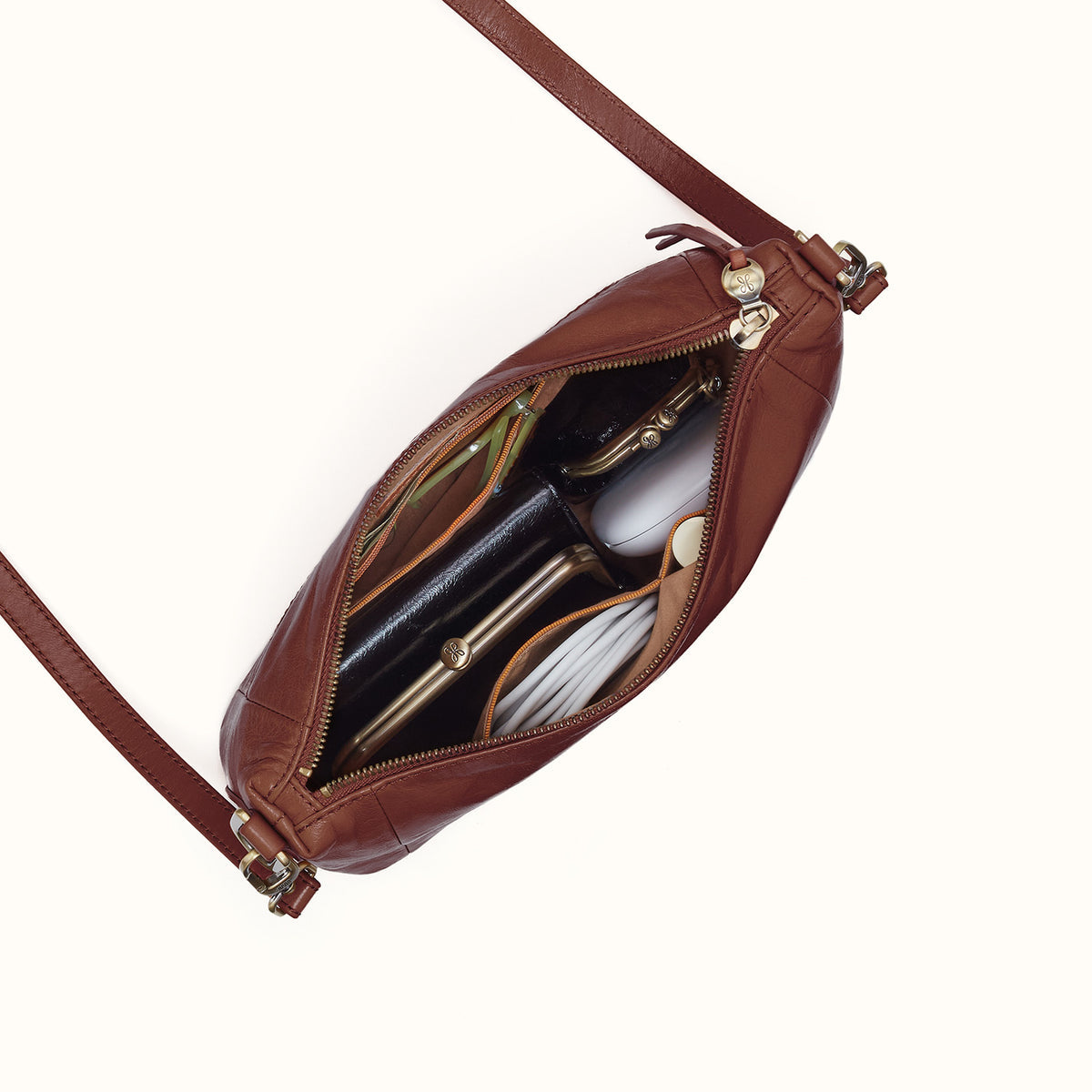 Hobo Bags “Darcy” Carry- all Crossbody-Harvest Root