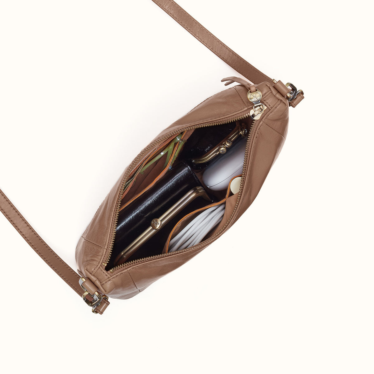 Hobo Bags “Darcy” Carry- all Crossbody-Woodsmoke