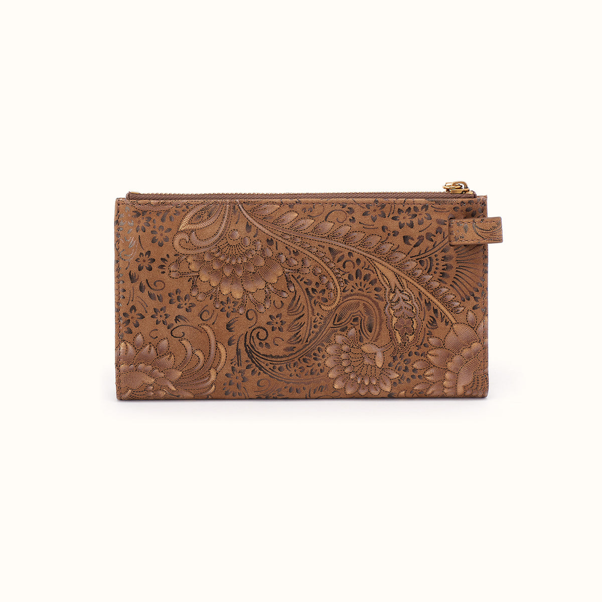 Hobo Bags “Jill” Large Bifold Wallet-Mink Folklore