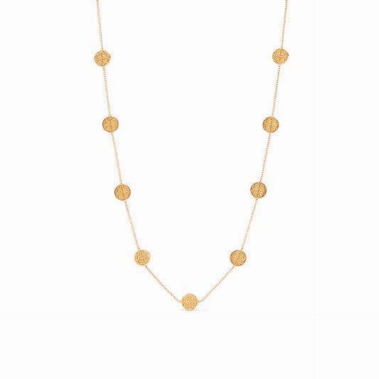 Julie Vos "Valencia" Delicate Station Necklace-Gold