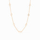 Julie Vos Valencia Delicate Station Necklace - Mother of Pearl