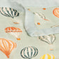 Milkbarn Kids “Vintage Balloons” Big Lovey Three-Layer Muslin Blanket