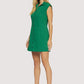 Lost + Wander "Portofino Bliss" Mini Dress-Forest Green