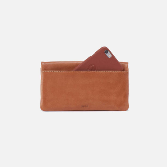 Hobo Bags “Lumen” Continental Wallet-Harvest Wheat