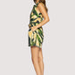 Lost + Wander “Palm Serenade” Romper- Green