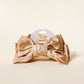 The Darling Effect Satin Bow Claw Clip-Beige