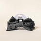 The Darling Effect Satin Bow Claw Clip-Black