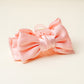 The Darling Effect Satin Bow Claw Clip-Blush