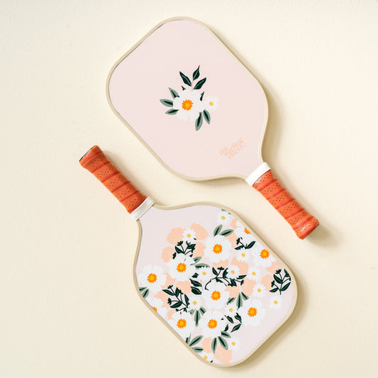 The Darling Effect Pickleball Paddle- Flower Talk Pink