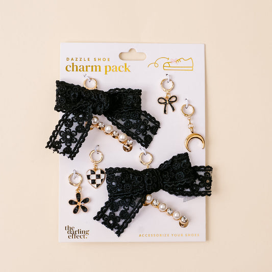 The Darling Effect Dazzle Shoe Charm Pack-Midnight Moment