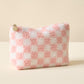 The Darling Effect Teddy Pouch-Check Blush