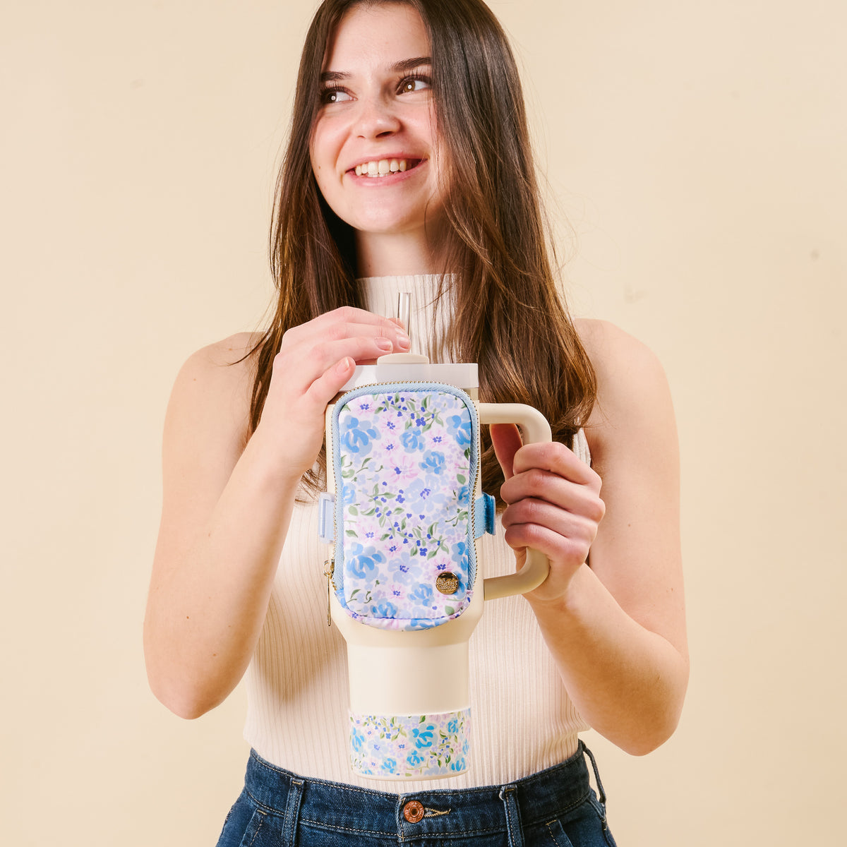 The Darling Effect Tumbler Boot-Secret Garden Blue
