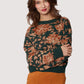 Lost +Wander "Rosetta" Sweater- Green Multi