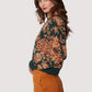 Lost +Wander "Rosetta" Sweater- Green Multi