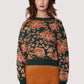 Lost +Wander "Rosetta" Sweater- Green Multi