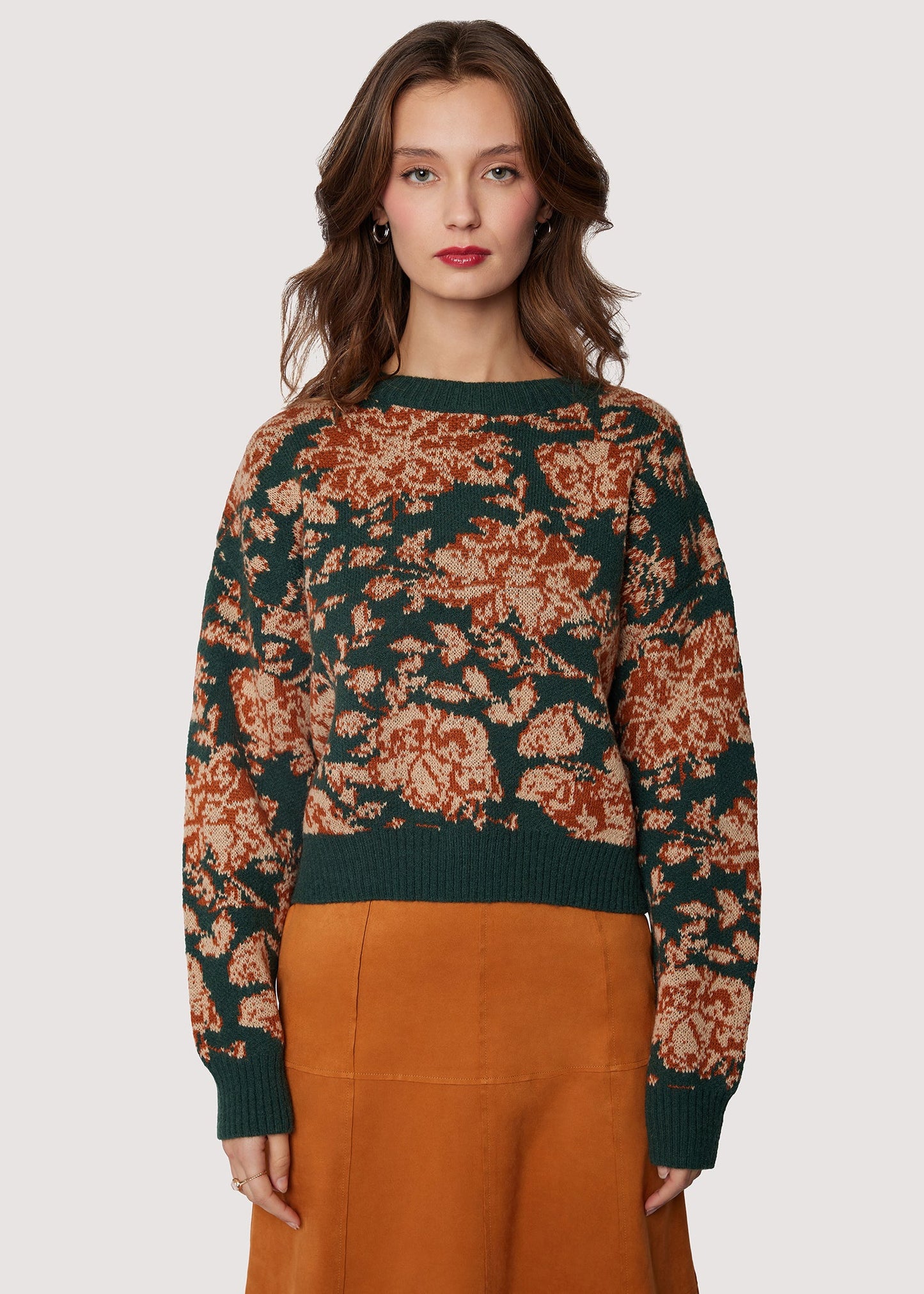 Lost +Wander "Rosetta" Sweater- Green Multi