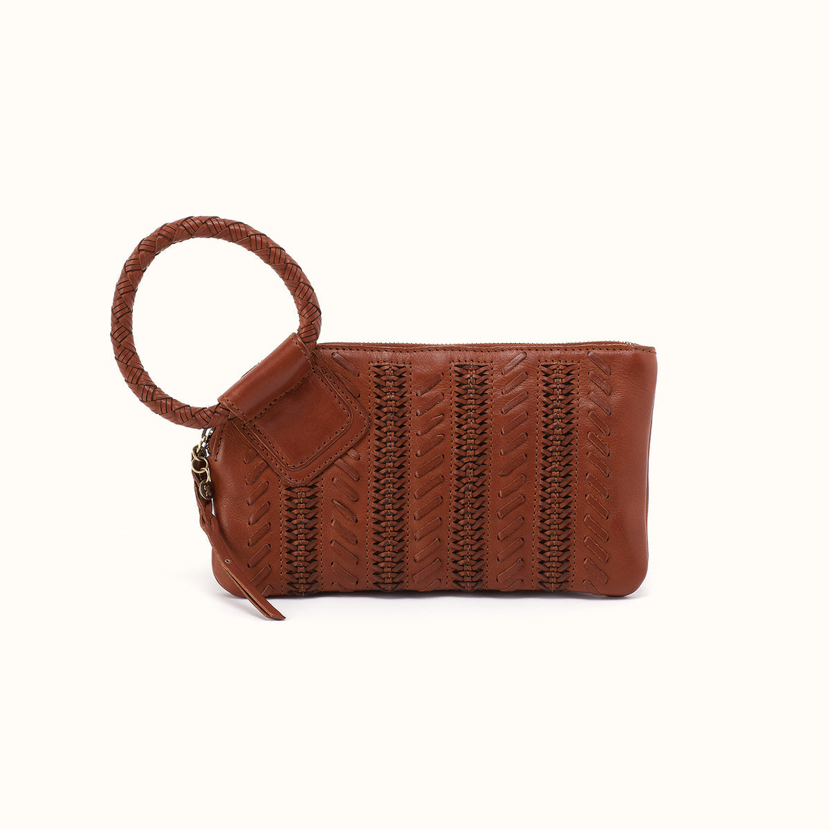 Hobo Bags “Sable” Wristlet-Kindling Brown
