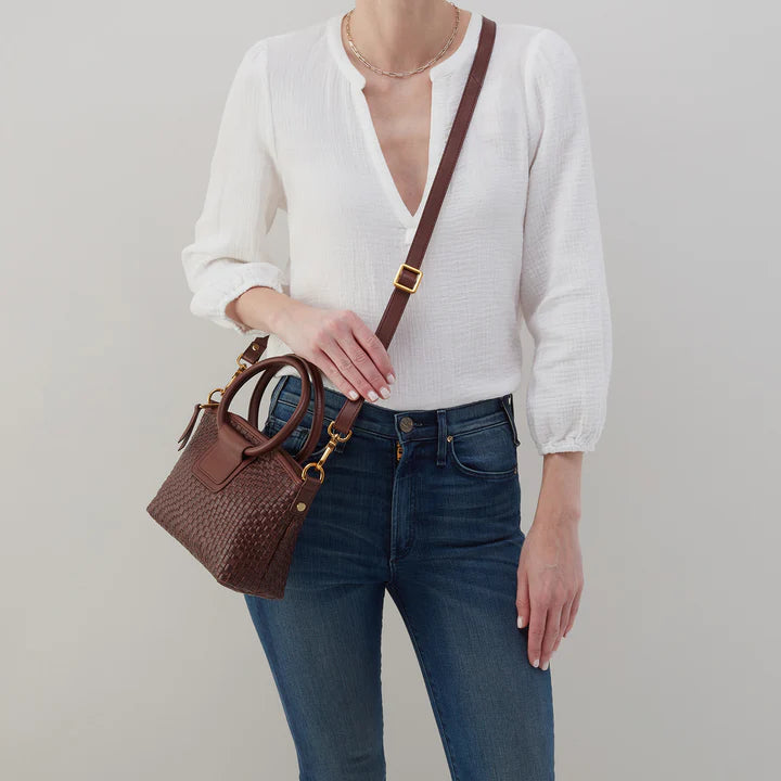 Hobo Bags “Sheila” Top Zip Crossbody-Pecan