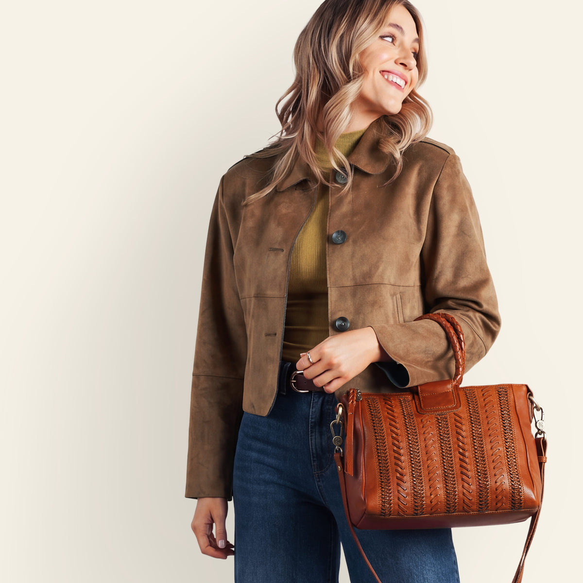 Hobo Bags "Sheila" Medium Satchel-Kindling Brown