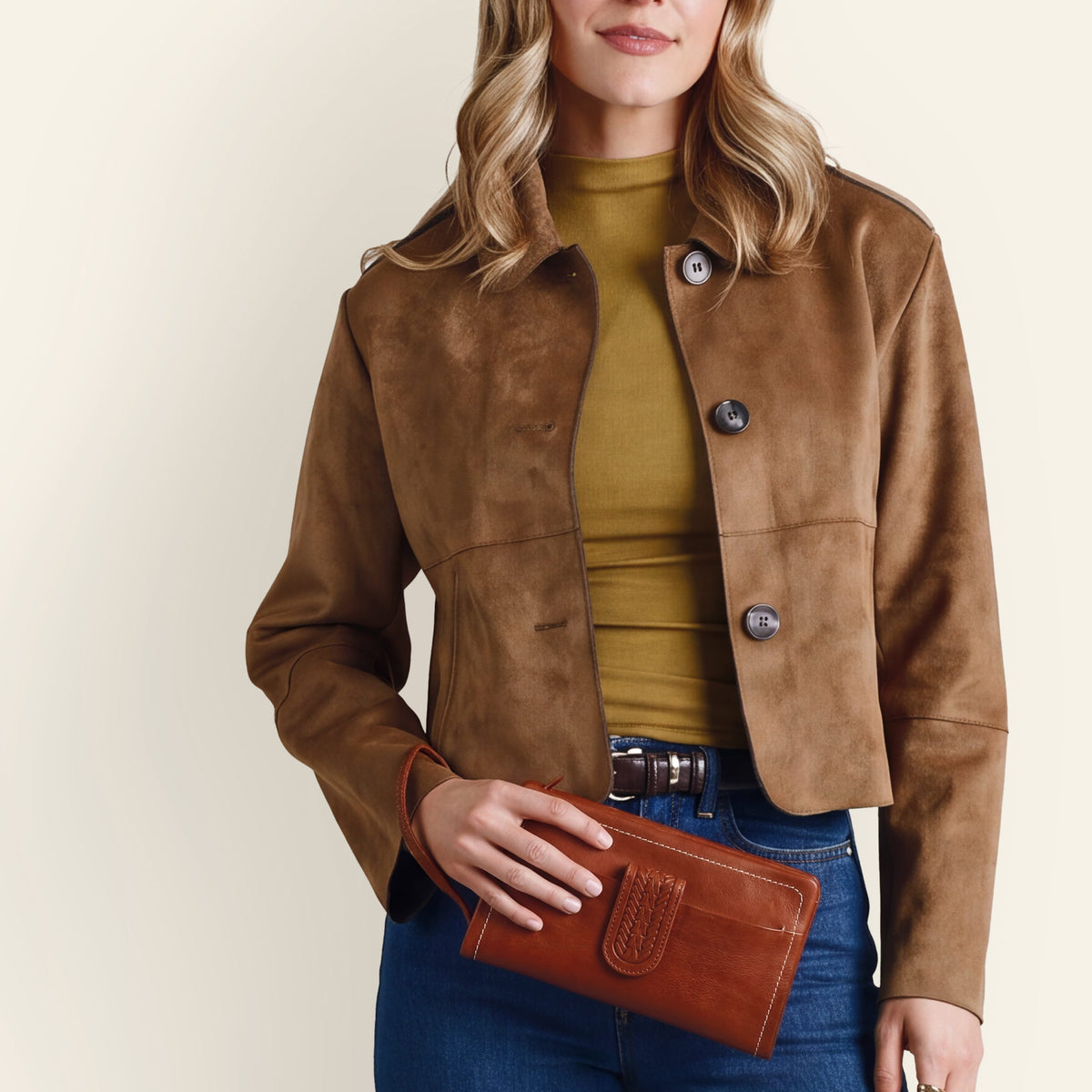 Hobo Bags "Evolve" Wristlet-Kindling Brown