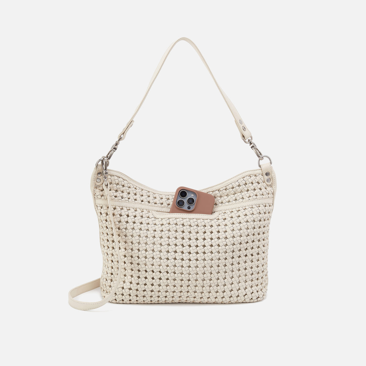 Hobo Bags "Pier" Shoulder Bag-Whitecap