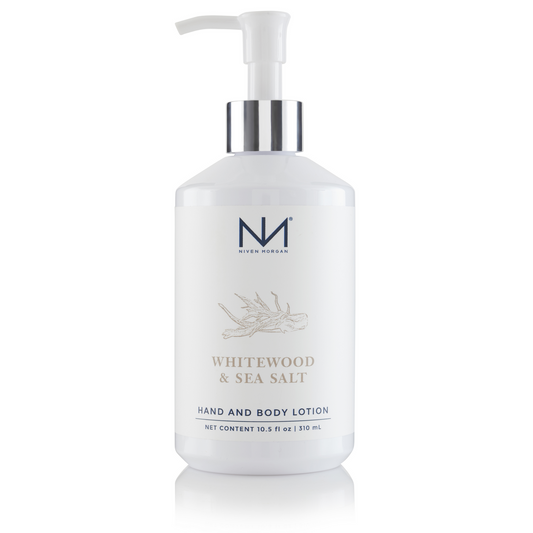 Niven Morgan “Whitewood & Sea Salt” Hand & Body Lotion