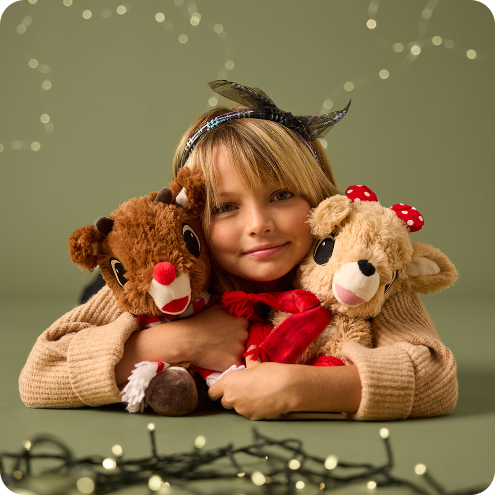 Warmies "Rudolph" with Scarf