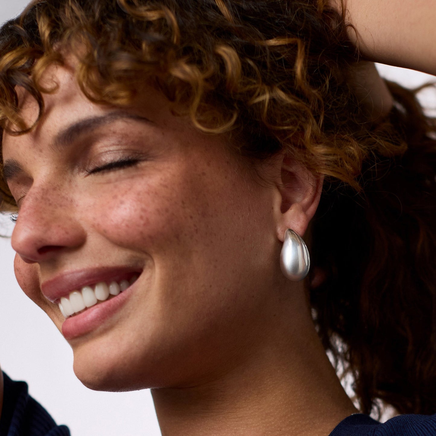 Julie Vos “Wave” Silver Earrings -Medium