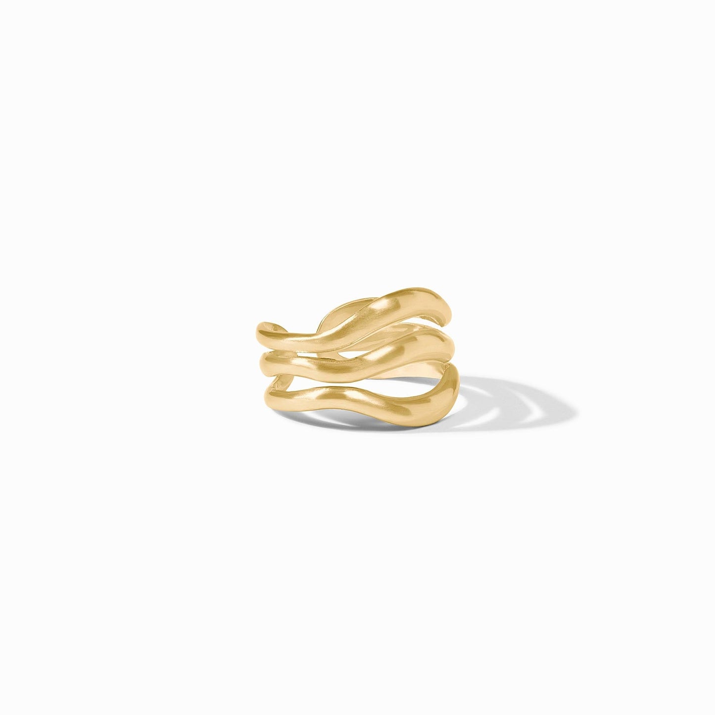 Julie Vos “Wave” Ring - Gold (one size)