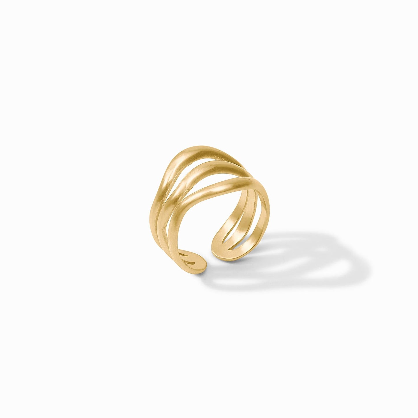 Julie Vos “Wave” Ring - Gold (one size)