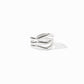 Julie Vos “Wave” Ring - Silver (one size)