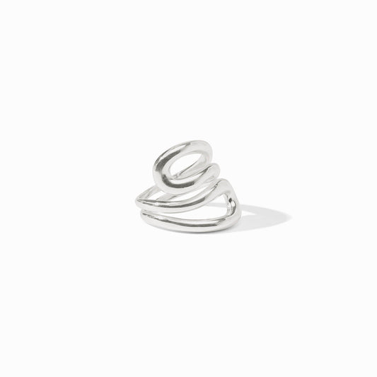 Julie Vos “Wave” Wrap Ring - Silver