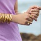 Julie Vos "Wave" Cuff-Gold