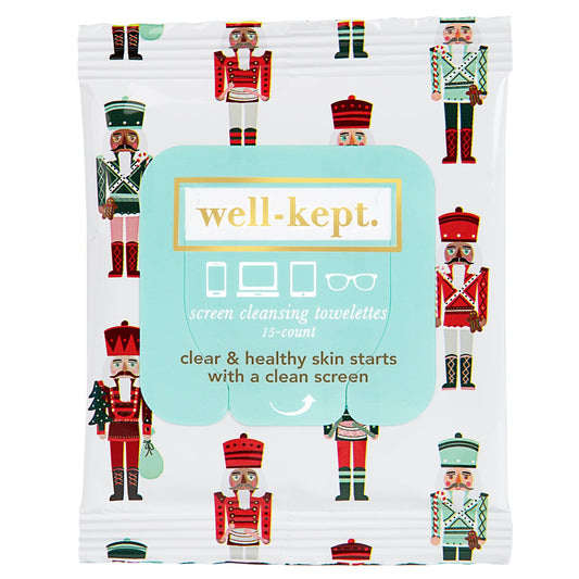 Well Kept "Nutcracker" Screen Cleansing Towelettes