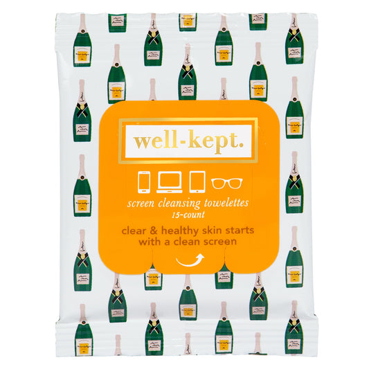 Well Kept "Bubbly" Screen Cleansing Towelettes