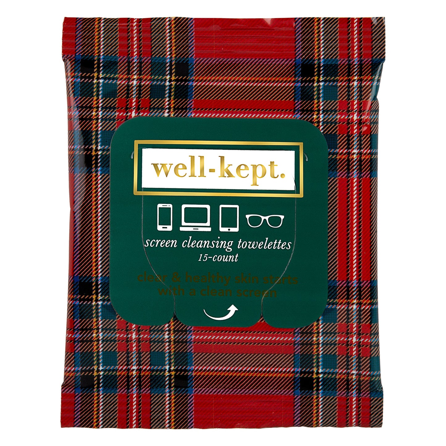 Well Kept "Royal Stewart" Screen Cleansing Towelettes