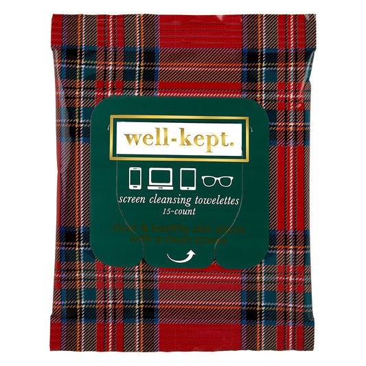 Well Kept "Royal Stewart" Screen Cleansing Towelettes