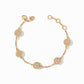 Julie Vos Gold “Windsor” Delicate Bracelet- Pave Clear CZ