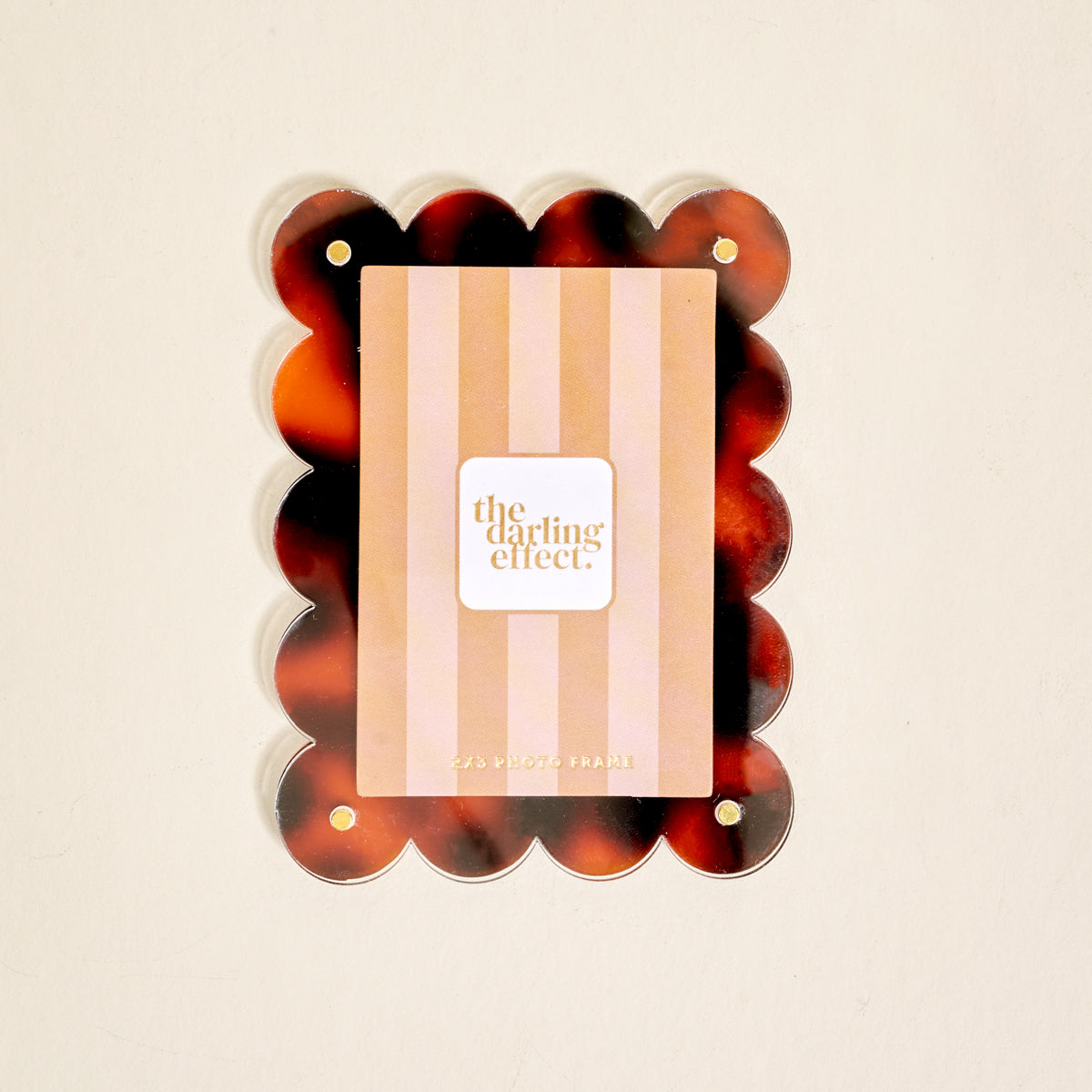 The Darling Effect Mini Acrylic Picture Frame Magnet-Tortoise