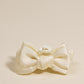 The Darling Effect Mini Satin Bow Claw Clip-Cream