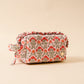 The Darling Effect Essentials Quilted Cosmetic Pouch-Everbloom Dusty Rose